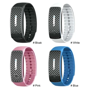 Ultrasonic Mosquitoes Repeller Bracelet Anti Mosquitoes Bite Wristband(Pink) - Bild 1 von 8