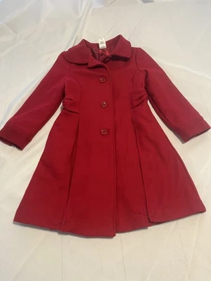 Gymboree Girls S Red Dresscoat — Holiday Traditions Bow Jacket Christmas Festive - Image 1 of 4