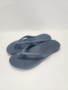 Archies Sandalen Riemen-Flip-Flop Orthesenbogen Damengröße 10 Herrengröße 9 blau - Bild 1 von 8
