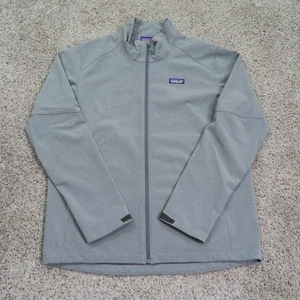 Patagonia Jacke Herren Large grau Adze Full Zip Softshell Outdoor Wandern Stretch - Bild 1 von 10