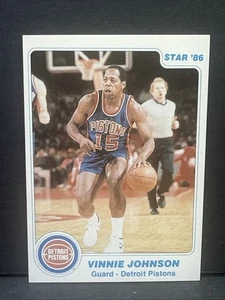 Star Basketball #13 1985-86 Vinnie Johnson Detroit Pistons casi nuevo - Imagen 1 de 2