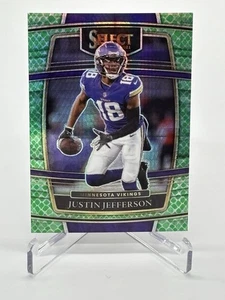 2021 Panini Select Concourse Dragon Scale Prizm Justin Jefferson #23 21/89 - Bild 1 von 2