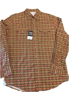 Camisa Para Hombre Wrangler 20X Grande Competición Perla Snap Western Manga Larga Nueva Con Etiquetas - Imagen 1 de 8