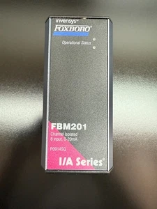 Invensys Foxboro REF FBM210 I/A Series P0914SQ Isolated 8 Input 0-20mA - Picture 1 of 24