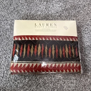 Ralph Lauren Pillow Sham Euro Heritage Quilted Batik NOS Retired Pattern-2011 - Picture 1 of 6