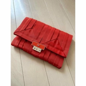 ANYA HINDMARCH Clutch Tasche Orange mit Ripsband - Süß & - Bild 1 von 24