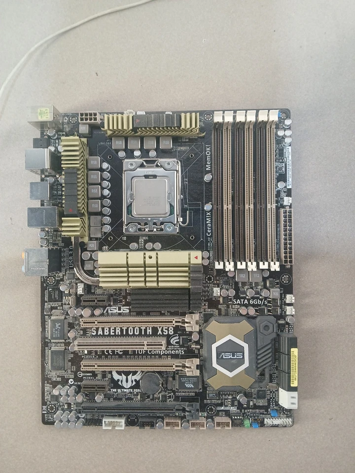 Motherboard and CPU Combo ASUS X58 Sabretooth and Intel Xeon x5660 6C12T - Image 1 of 2