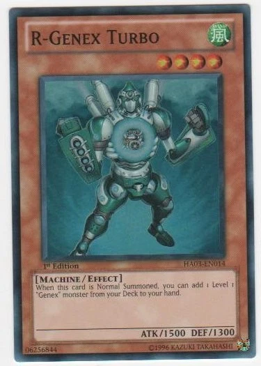R-Genex Turbo - HA03-EN014 - Super Rare - 1st Edition - Damaged - Image 1 of 1