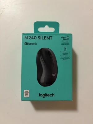 Logitech M240 Silent Wireless Mouse Graphite 910-007113 - Image 1 of 3