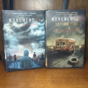 Monument 14 Series Lot Set Books 1 2 Sky On Fire Emmy Laybourne Hardcover Novels - Bild 1 von 3