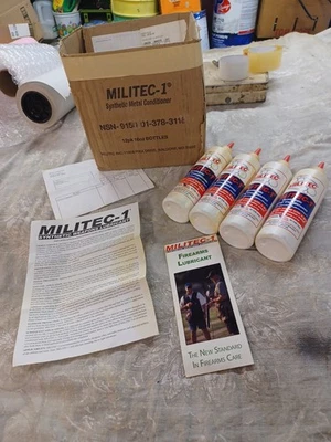 Lote de 4 acondicionadores de metal sintético Militec-1 16OZ (473 ml)  - Imagen 1 de 4