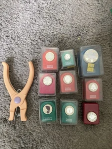 Scrapbooking Paper Punch Lot Marvy Uchida 10 Total Punches - Picture 1 of 21
