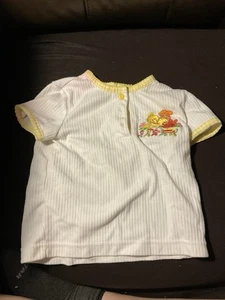 Sesame Street Big Bird with Elmo Picnic Short Sleeve Shirt Toddler Size 3T - Picture 1 of 7