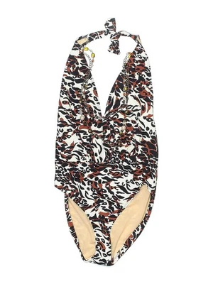 Newport News Women Ivory One Piece Swimsuit 10 - Image 1 of 2