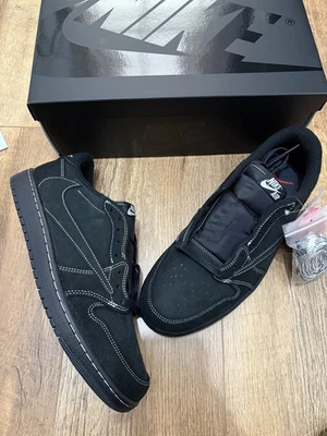 Air Jordan 1 Low OG x Travis Scott SP Black Phantom UK 9.5 Brand New  - Image 1 of 4