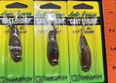 3 X Luhr Jensen Cast Champ CHROME  1/2 OZ = UNIVERSAL LURE - Image 1 of 4