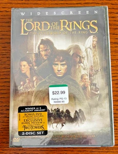 The Lord of the Rings: The Fellowship of the Ring (DVD, 2002, Widescreen) Unopen - Picture 1 of 2