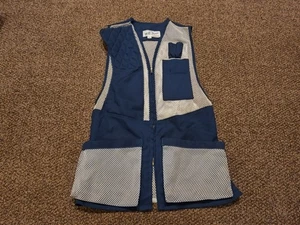 Vintage Men’s Shooter's Vest H C Jones HC Hunting Size 42 EUC USA Made Mesh - Picture 1 of 11