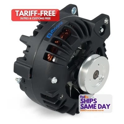 Proform 440-473, One Mopar Alternator 110 Amp Black Performance Racing Parts - Image 1 of 4