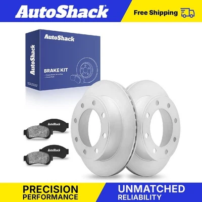 Rear Brake Rotors Ceramic Pads for Ford F-250 Super Duty F-350 Super Duty Foto 1 de 4