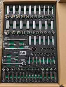 SK Professional Tools 105pc 1/4 & 3/8 Drive Metric/SAE Set - Bild 1 von 15