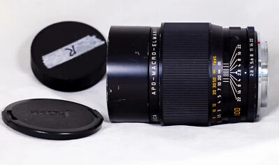 Leica Leitz 100mm APO-MACRO-Elmarit-R F2.8 3-Cam Manual Focus Lens 11352 - Image 1 of 4