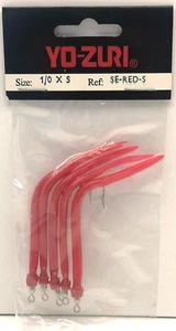 YO-ZURI Ref. SE-RED-S Size 1/0 Pezzi 5 traina serra L218 - Foto 1 di 6