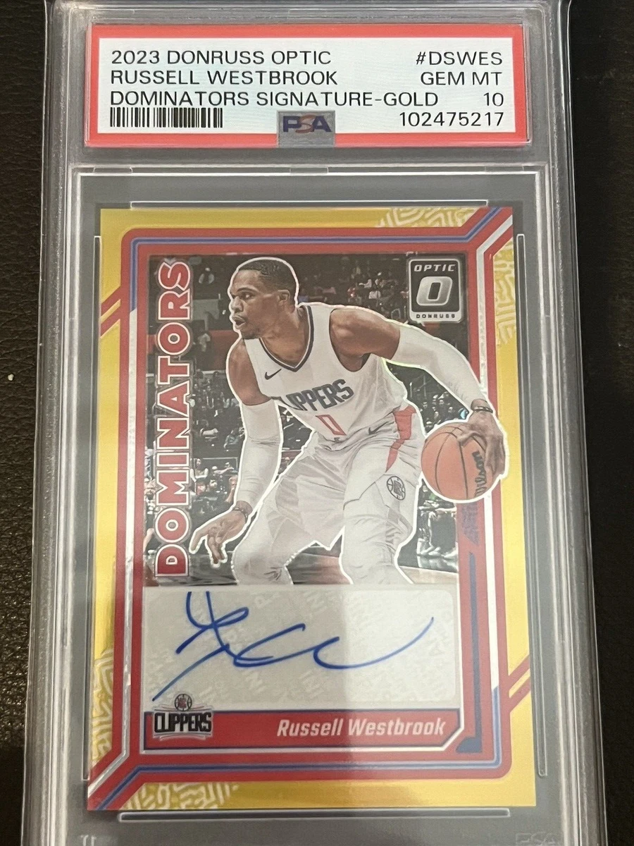 Russell Westbrook Professional Sports Authenticator (PSA