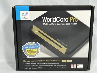 PenPower WorldCard Pro Business Card Scanner (Win/Mac) - Image 1 of 4