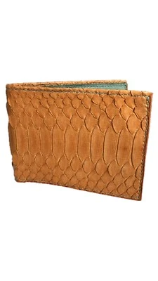 Orange python bifold wallet  - Image 1 of 4