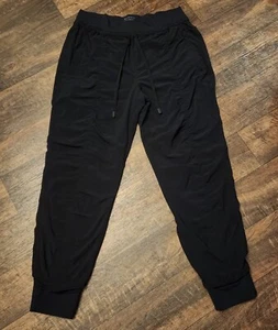 Athleta Women’s Size 8 Reg Black Attitude Lined Pant II Polyester Spandex Jogger - Picture 1 of 11
