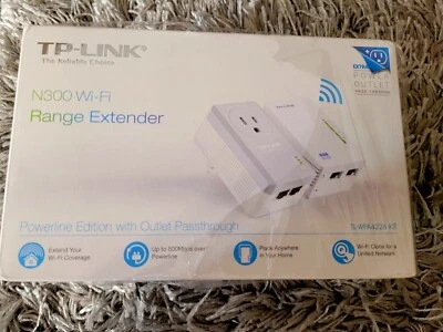 TP Link N300 TL-WPA4226 Kit Powerline AV500 Extensor de Alcance Wi-Fi y Toma de Corriente Foto 1 de 3