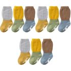  9 Pairs Non-slip Floor Socks Combed Cotton Child Warm Toddler