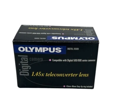 Olympus 1.45x Teleconverter Camera Lens For 500/600 Series New  *No Pouch* - Image 1 of 4