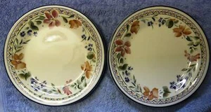 STAFFORDSHIRE TABLEWARE - TWO SIDE PLATES, CALYPSO PATTERN - Picture 1 of 5