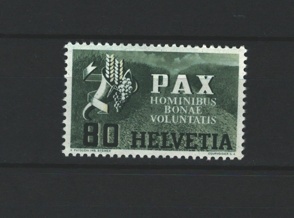 SWITZERLAND EUROPE  MH 80 C  PAIX PAX  STAMP LOT (HELV  843) - Image 1 of 1