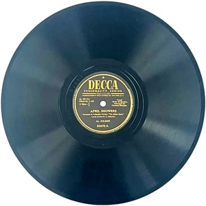 Al Jolson - April Showers / Swanee - Decca Records 23470 - 10" 78rpm - Picture 1 of 4