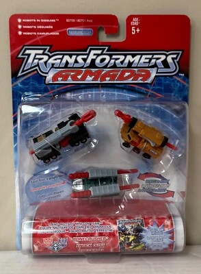 Transformers Armada Land Military Mini-Con Team w/ Comic Book Hasbro 2002 - Image 1 of 4