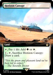 MTG Horizon Canopy 503 Rare Foil Extended Art Land Doctor Who - Picture 1 of 1