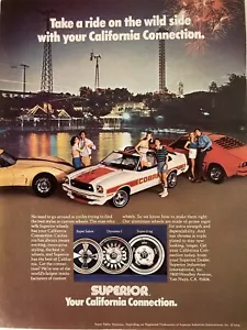1978 Superior Super Sabre Dynomo 1 Superdrag Aluminum Wheels Rims Mags Print Ad - Picture 1 of 2