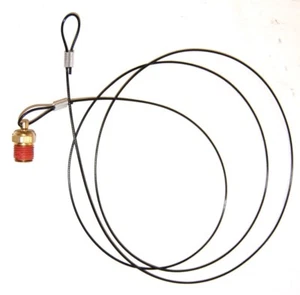 HGR7-3H AIR COMPRESSOR EASY DRAIN 1/4'' TANK DRAIN VALVE W/ 60" CABLE HGR7-3K - Picture 1 of 2
