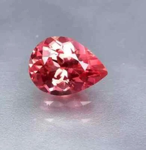 Awesome Natural Rare Pink Morganite 10-12Ct Loose Pear Gemstone Certified - Picture 1 of 6