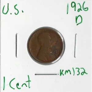 Münze USA Lincoln Cent 1926 D KM132 - Bild 1 von 4