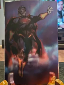 Absolute Superman #1 Jim Lee Foil Virgin Variant NM DC 2025 Aaron Sandoval - Picture 1 of 6