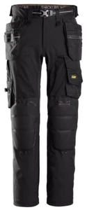 SNICKERS 6590 ALLROUND WORK STRETCH TROUSERS CAPSULIZED KNEEPADS HOLSTER POCKETS - Picture 1 of 5