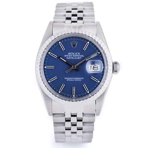 Rolex DateJust 36 | REF. 16030 | Blue Dial | Stainless Steel | 1985 - Picture 1 of 10