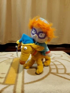 1998 Nickelodeon Rugrats Bedtime Friends Apx 7" Spike w Tag & Chukie Plush Set - Picture 1 of 12