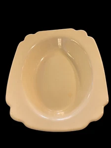 Riviera Fiesta Ware - Ivory Nappy Bowl Curved Edge 9" - Picture 1 of 7