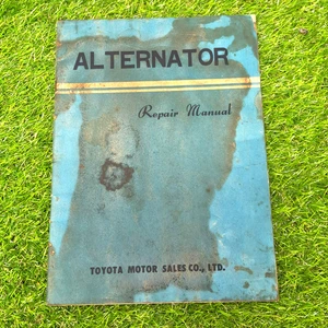 Toyota Motor Sales Alternator Repair Manual  - Picture 1 of 5