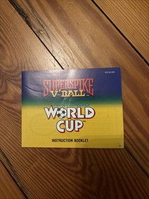Superspike V'Ball World Cup Soccer Volley  Instruction Manual Only Nintendo NES